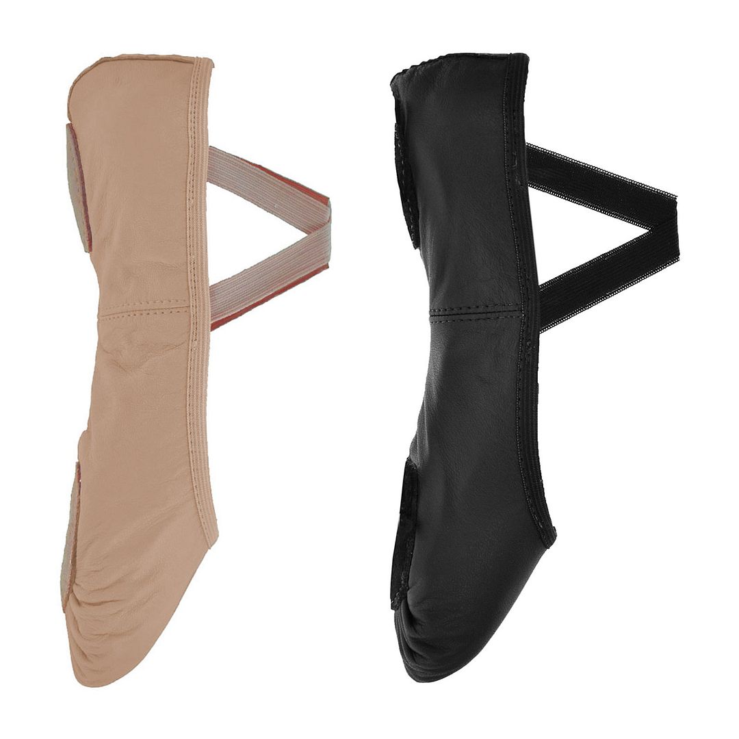 so danca split sole leather ballet shoes